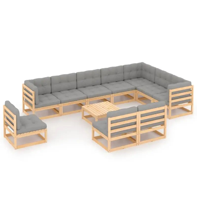 Massief grenenhout tuinset voor ontspanning en quality time buiten - Tuinsets