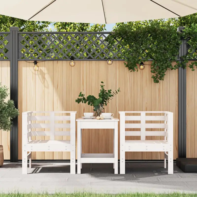 Massief grenenhout tuinstoelen voor gezellige tuin of terras leestijd - Tuinstoelen