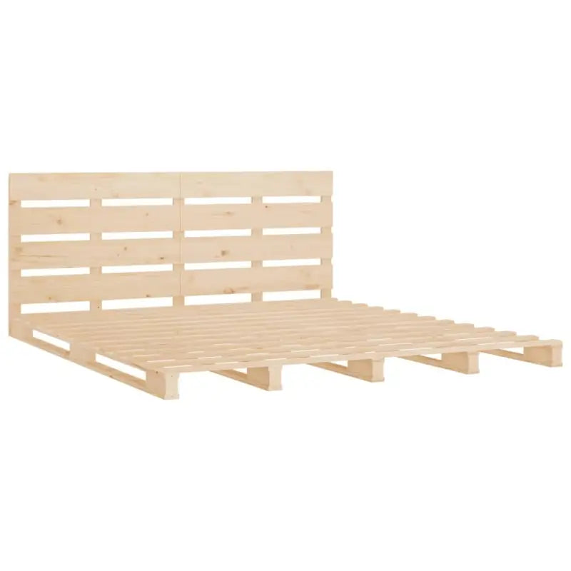 Massief Grenenhouten Bedframe met Levering Bevat voor Een Natuurlijke Sfeer - Bedden & bedframes