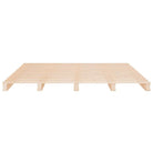 Massief Grenenhouten Bedframe met Levering Bevat voor Een Natuurlijke Sfeer - Bedden & bedframes