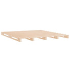 Massief Grenenhouten Bedframe met Levering Bevat voor Een Natuurlijke Sfeer - Bedden & bedframes