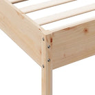 Massief Grenenhouten bedframe met multiplex lattenbodem voor optimale slaap - Bedden & bedframes