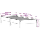 Massief Grenenhouten bedframe met multiplex lattenbodem voor optimale slaap - Bedden & bedframes