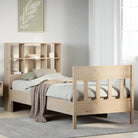 Massief grenenhouten bedframe met uitstekende ondersteuning voor een goede nachtrust - Naturel / 90 x 200 cm - Bedden &
