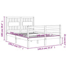 Massief Grenenhouten Bedframe voor Comfort en Natuurlijke Decoratie - Bedden & bedframes