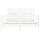 Massief Grenenhouten Bedframe voor Een Comfortabele Nacht Slapen - Bedden & bedframes