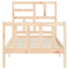 Massief Grenenhouten bedframe voor een goede nachtrust en natuurlijke uitstraling - Bedden & bedframes