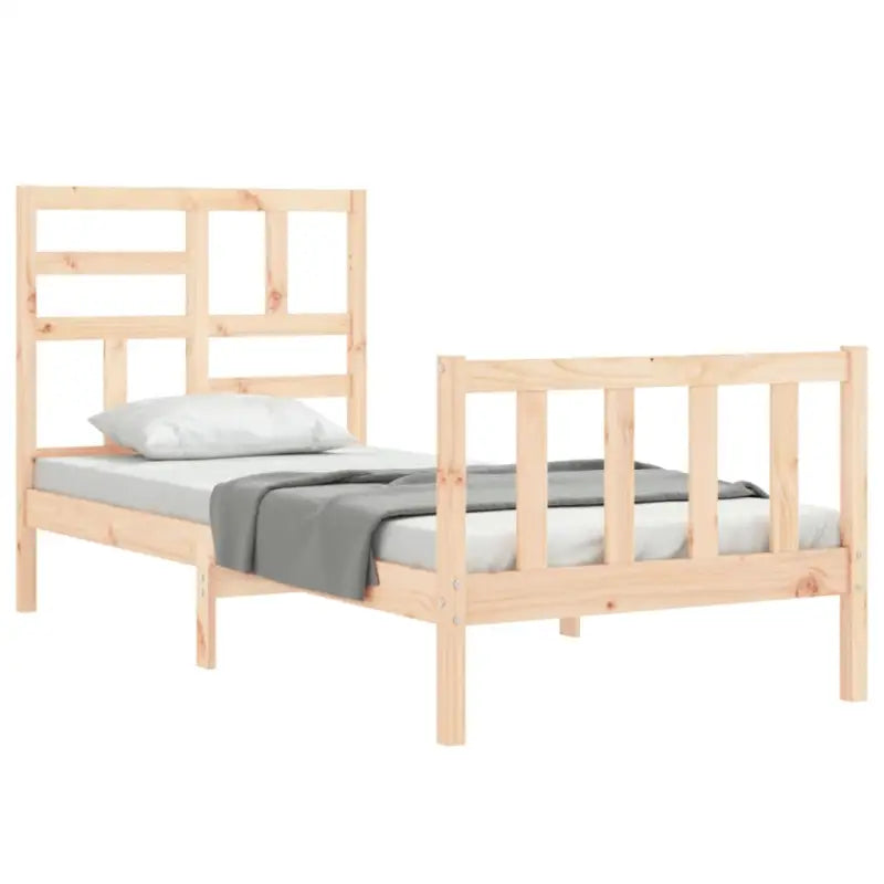 Massief Grenenhouten bedframe voor een goede nachtrust en natuurlijke uitstraling - Bedden & bedframes
