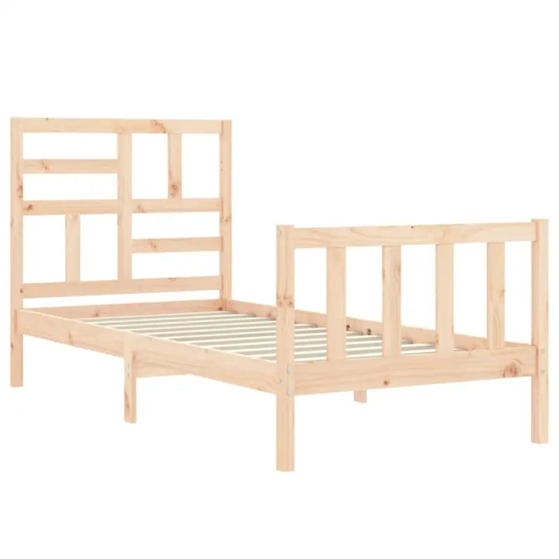 Massief Grenenhouten bedframe voor een goede nachtrust en natuurlijke uitstraling - Bedden & bedframes
