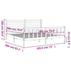 Massief grenenhouten bedframe voor een goede nachtrust en natuurlijke uitstraling - Bedden & bedframes