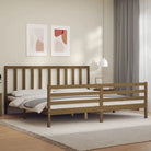 Massief grenenhouten bedframe voor een goede nachtrust - Honingbruin / 200 x 200 cm - Bedden & bedframes