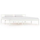 Massief grenenhouten bedframe voor een moderne slaapkamer stijl - Wit / 180 x 200 cm - Bedden & bedframes