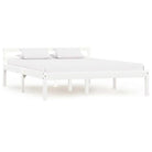 Massief grenenhouten bedframe voor een moderne slaapkamer stijl - Wit / 120 x 200 cm - Bedden & bedframes