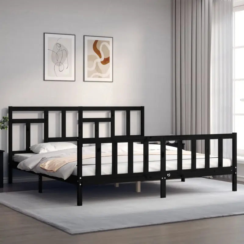 Massief Grenenhouten Bedframe voor een Natuurlijke en Comfortabele Slaapruimte - Bedden & bedframes