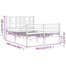 Massief grenenhouten bedframe voor een natuurlijke en comfortabele slaap - Bedden & bedframes