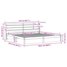 Massief Grenenhouten bedframe voor een natuurlijke en praktische uitstraling - Bedden & bedframes