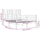 Massief Grenenhouten bedframe voor een natuurlijke en stijlvolle slaapkamer - Bedden & bedframes