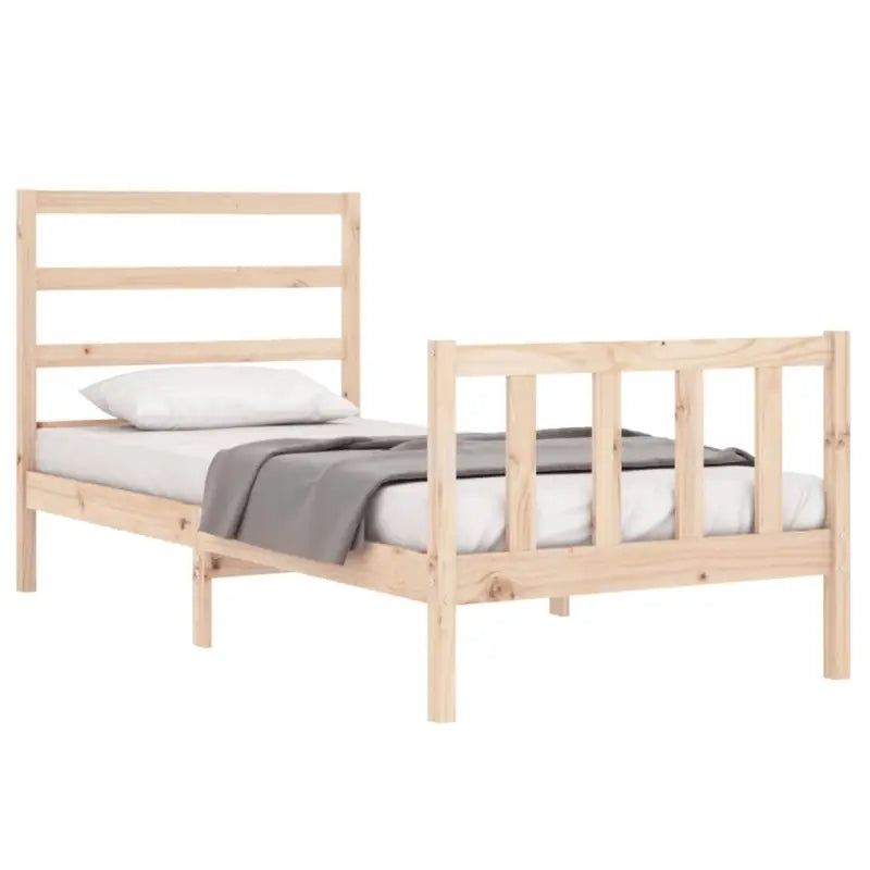 Massief grenenhouten bedframe voor een stevige en natuurlijke uitstraling - Bedden & bedframes