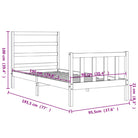 Massief grenenhouten bedframe voor een stevige en natuurlijke uitstraling - Bedden & bedframes