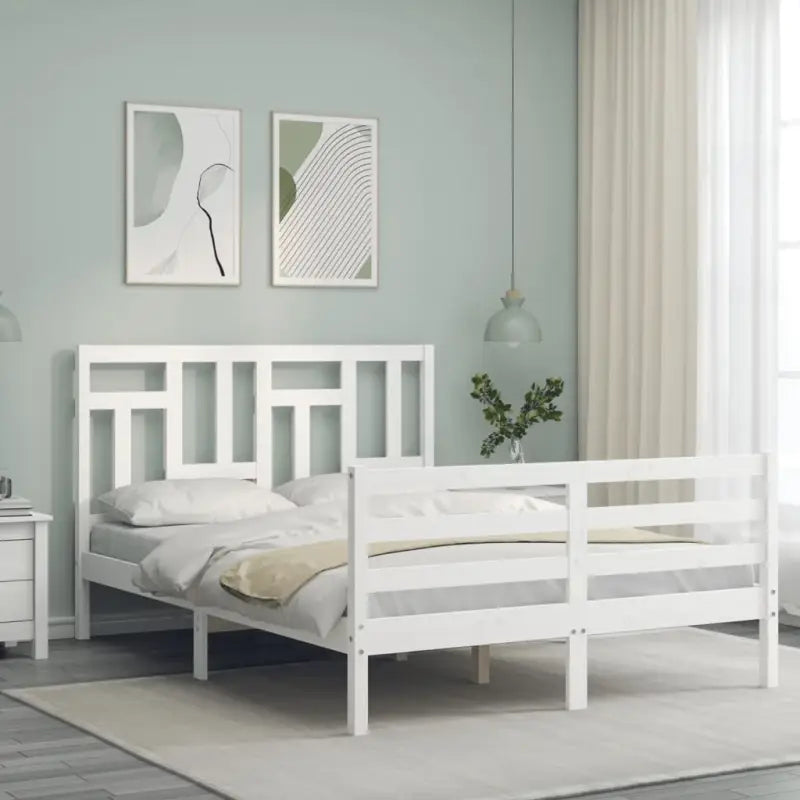 Massief Grenenhouten Bedframe voor Natuur en Comfort in Jouw Interieur - Bedden & bedframes