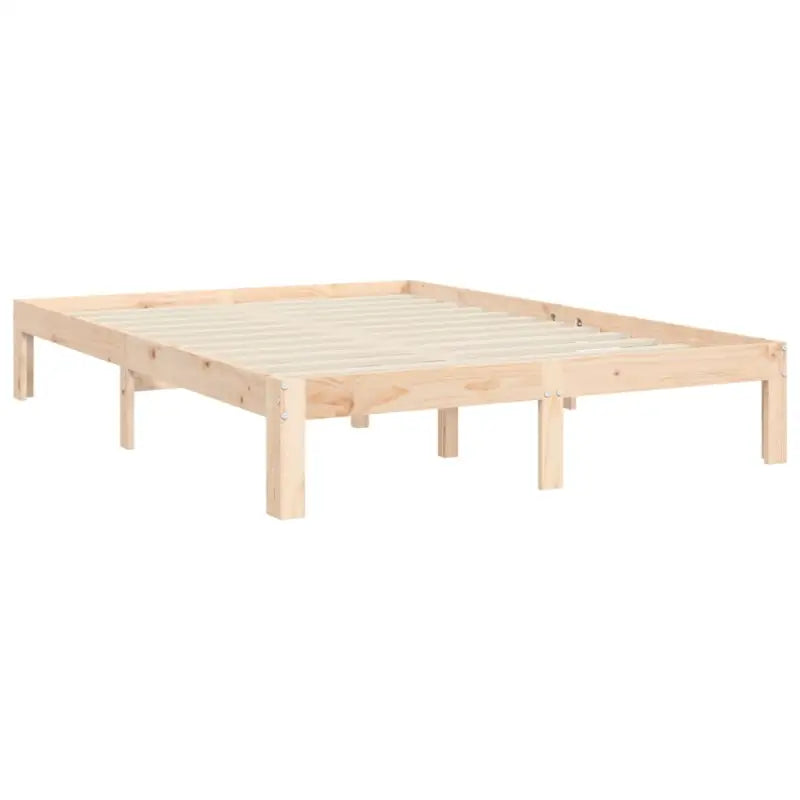 Massief Grenenhouten bedframe voor uitstekende ondersteuning en natuurlijk sfeer - Bedden & bedframes