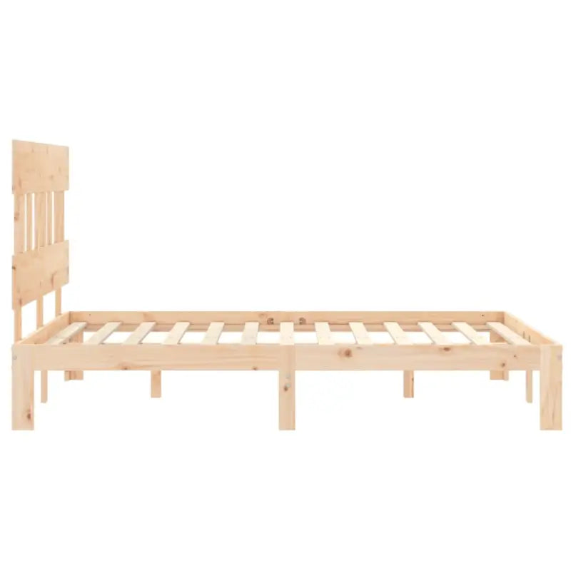 Massief Grenenhouten bedframe voor uitstekende ondersteuning en natuurlijk sfeer - Bedden & bedframes