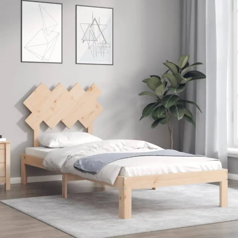 Massief Grenenhouten Bedframe voor Uitstekende Ondersteuning en Natuurlijke Looks - Bedden & bedframes