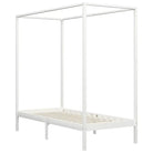 Massief Grenenhouten Hemelbedframe Voor Een Elegante Slaapkamer - Bedden & bedframes