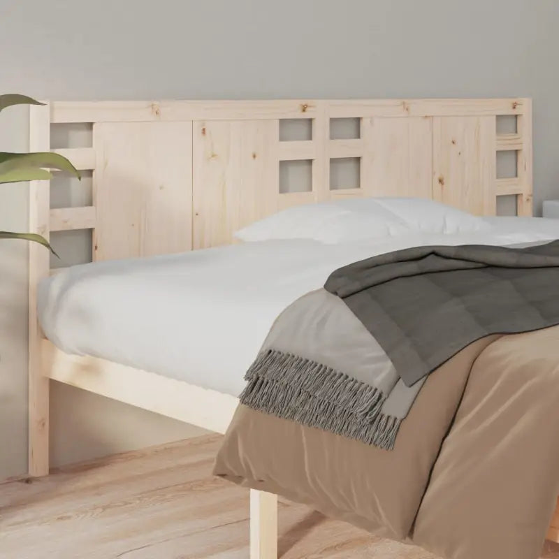 Massief Grenenhouten Hoofdborden voor in Elke Slaapkamer - Naturel / 206 x 100 cm / 1 - Hoofdborden en voetborden