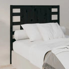 Massief Grenenhouten Hoofdborden voor in Elke Slaapkamer - Zwart / 106 x 100 cm / 1 - Hoofdborden en voetborden