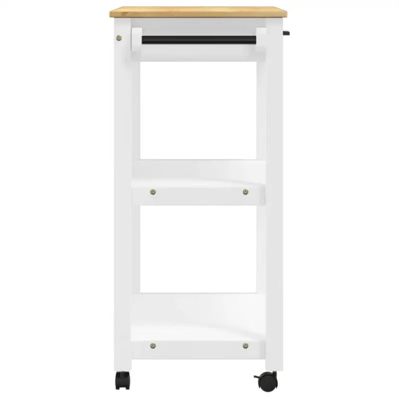 Massief grenenhouten keukentrolley met vintage uitstraling - Keukentrolleys