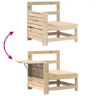 Massief Grenenhouten Loungeset met Modulair Ontwerp voor in de Tuin - Tuinsets