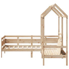 Massief Grenenhouten Slaapbank en Bank voor Slaapkamer en Woonkamer - Bedden & bedframes