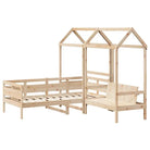 Massief Grenenhouten Slaapbank en Bank voor Slaapkamer en Woonkamer - Bedden & bedframes