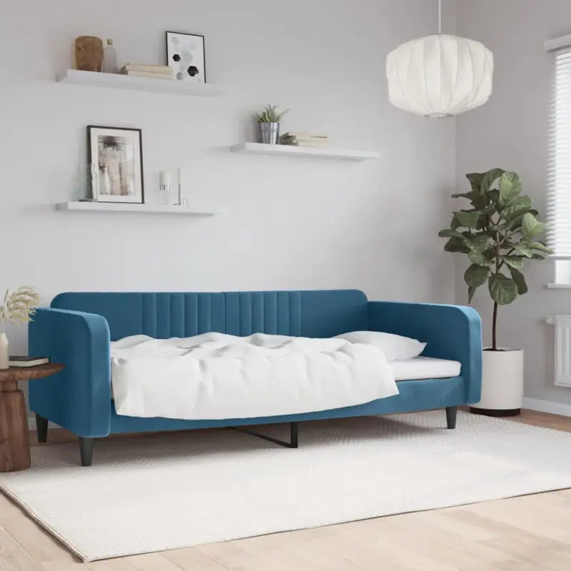 Massief hout 2-in-1 dagbed met modern ontwerp voor woon- of slaapkamer - Lichtgrijs / 90 x 190 cm / met matras - Bedden