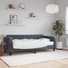 Massief hout 2-in-1 dagbed met modern ontwerp voor woon- of slaapkamer - Donkergrijs / 90 x 200 cm / met matras
