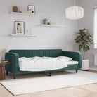 Massief hout 2-in-1 dagbed met modern ontwerp voor woon- of slaapkamer - Donkergroen / 90 x 200 cm / zonder matras