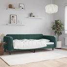 Massief hout 2-in-1 dagbed met modern ontwerp voor woon- of slaapkamer - Donkergroen / 100 x 200 cm / zonder matras