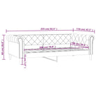 Massief hout 2-in-1 dagbed met modern ontwerp voor woonkamer of slaapkamer - Bedden & bedframes