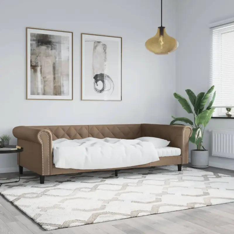 Massief hout 2-in-1 dagbed met modern ontwerp voor woonkamer of slaapkamer - Bedden & bedframes