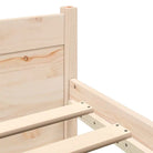 Massief hout bedframe van massief grenenhout met levering bevat - Bedden & bedframes