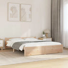 Massief hout bedframe van massief grenenhout met levering bevat - Naturel / 140 x 200 cm - Bedden & bedframes