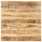 Massief houten tafelblad van gerecycled hout met rustieke uitstraling - 80 x 80 cm 25-27 mm / 1 / massief mangohout