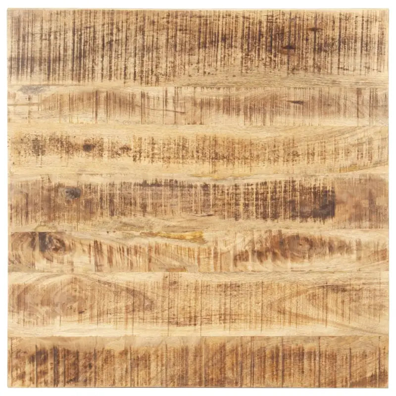 Massief houten tafelblad van gerecycled hout met rustieke uitstraling - 80 x 80 cm 25-27 mm / 1 / massief mangohout