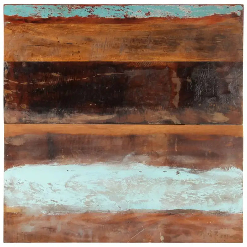 Massief houten tafelblad van gerecycled hout met rustieke uitstraling - 80 x 80 cm 25-27 mm / 1 / massief gerecycled
