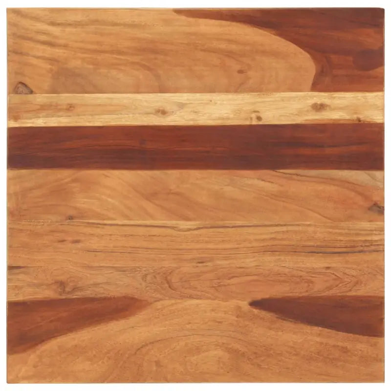 Massief houten tafelblad van gerecycled hout met rustieke uitstraling - 60 x 60 cm 15-16 mm / 1 / Massief acaciahout