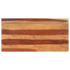Massief houten tafelblad van gerecycled hout met rustieke uitstraling - 120 x 60 cm 25-27 mm / 1 / Massief acaciahout