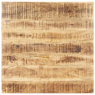 Massief houten tafelblad van gerecycled hout met rustieke uitstraling - 60 x 60 cm 15-16 mm / 1 / massief mangohout