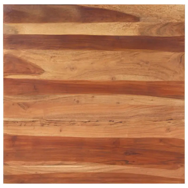 Massief houten tafelblad van gerecycled hout met rustieke uitstraling - 80 x 80 cm 15-16 mm / 1 / Massief acaciahout