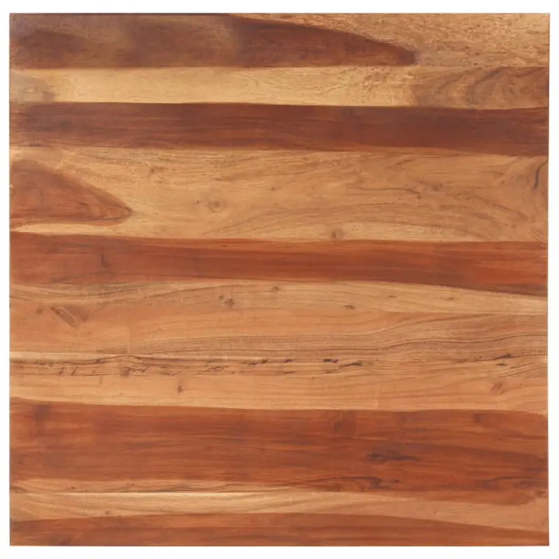 Massief houten tafelblad van gerecycled hout met rustieke uitstraling - 80 x 80 cm 25-27 mm / 1 / Massief acaciahout
